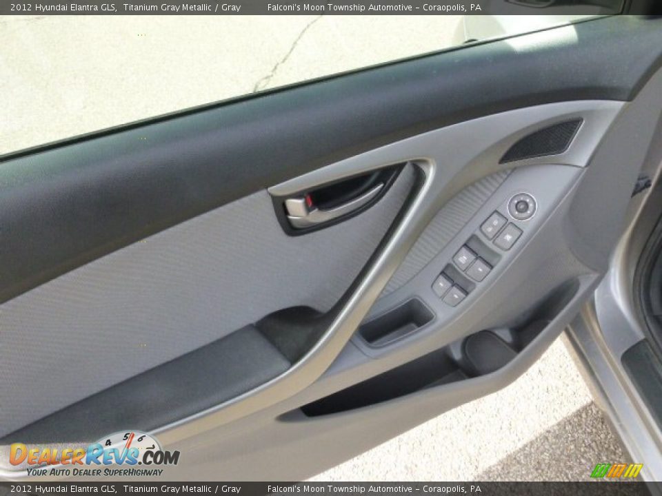 2012 Hyundai Elantra GLS Titanium Gray Metallic / Gray Photo #2