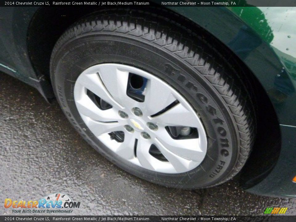 2014 Chevrolet Cruze LS Rainforest Green Metallic / Jet Black/Medium Titanium Photo #9