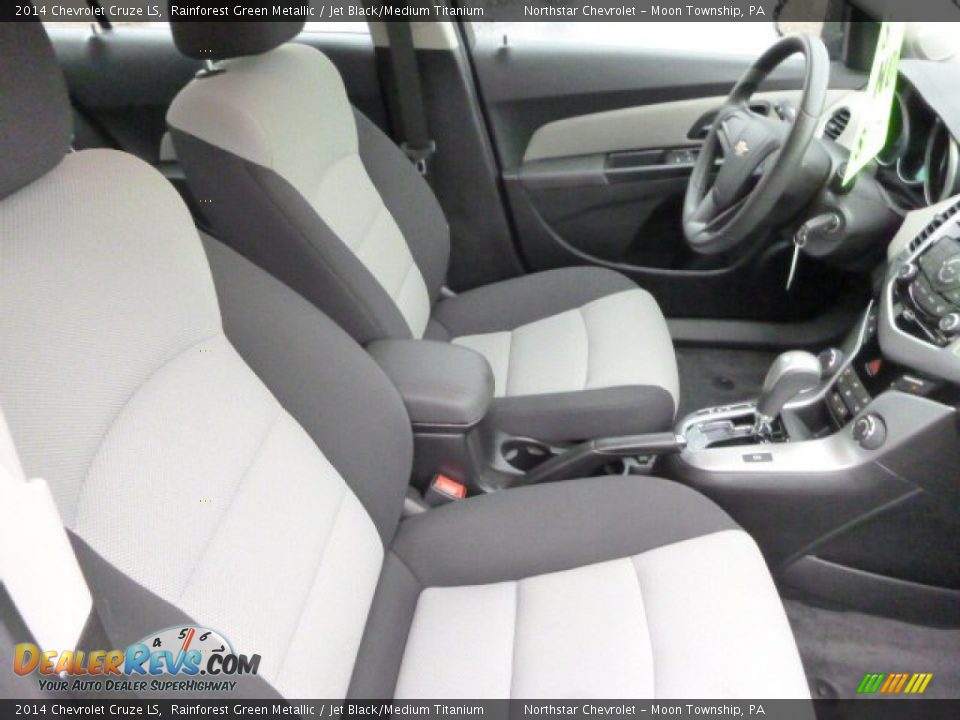 2014 Chevrolet Cruze LS Rainforest Green Metallic / Jet Black/Medium Titanium Photo #10