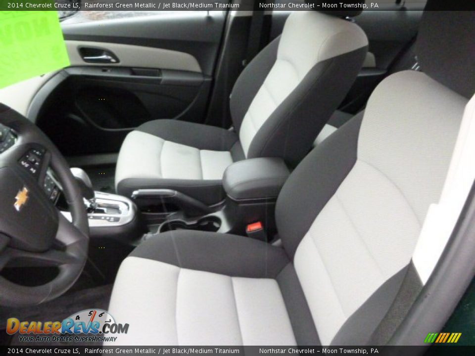 2014 Chevrolet Cruze LS Rainforest Green Metallic / Jet Black/Medium Titanium Photo #14