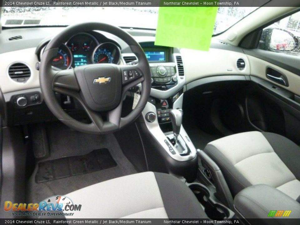 2014 Chevrolet Cruze LS Rainforest Green Metallic / Jet Black/Medium Titanium Photo #16