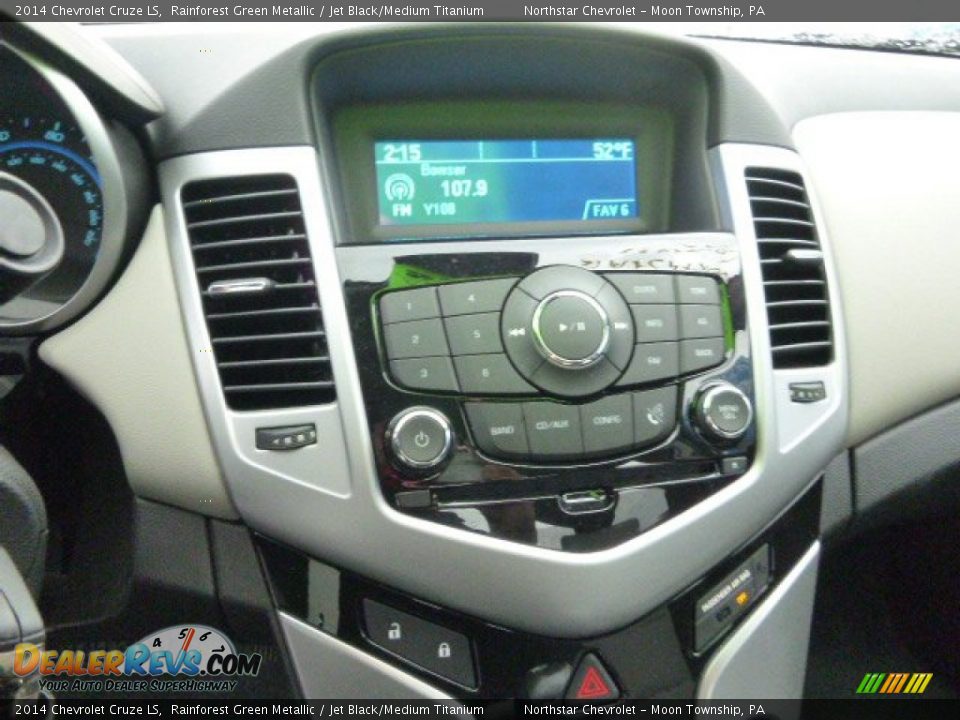 2014 Chevrolet Cruze LS Rainforest Green Metallic / Jet Black/Medium Titanium Photo #18