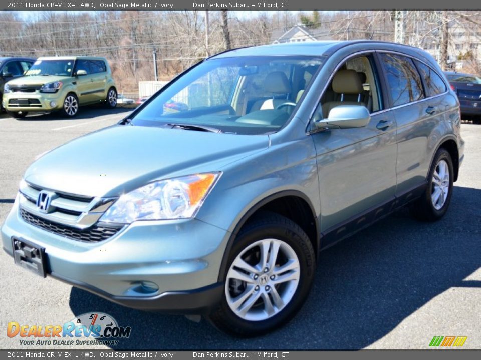 Front 3/4 View of 2011 Honda CR-V EX-L 4WD Photo #3