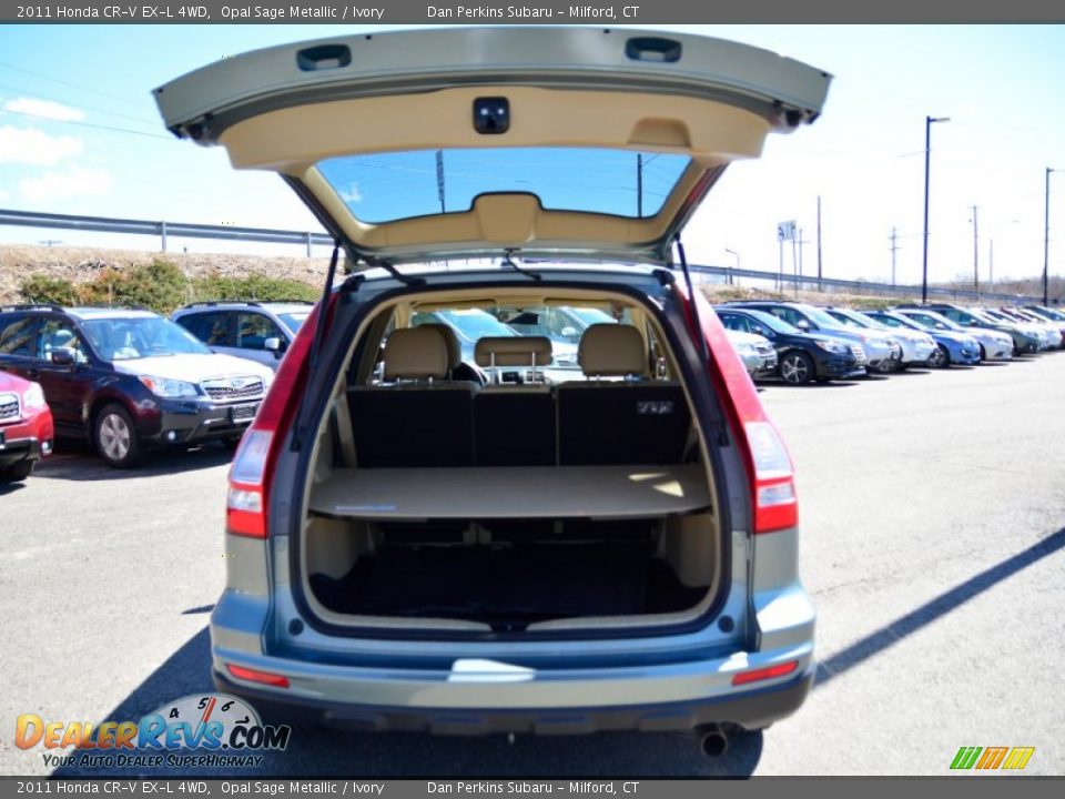 2011 Honda CR-V EX-L 4WD Opal Sage Metallic / Ivory Photo #8