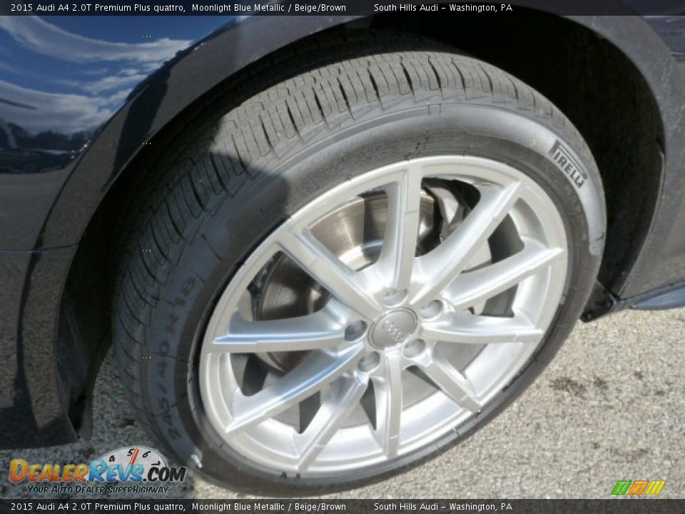 2015 Audi A4 2.0T Premium Plus quattro Moonlight Blue Metallic / Beige/Brown Photo #7
