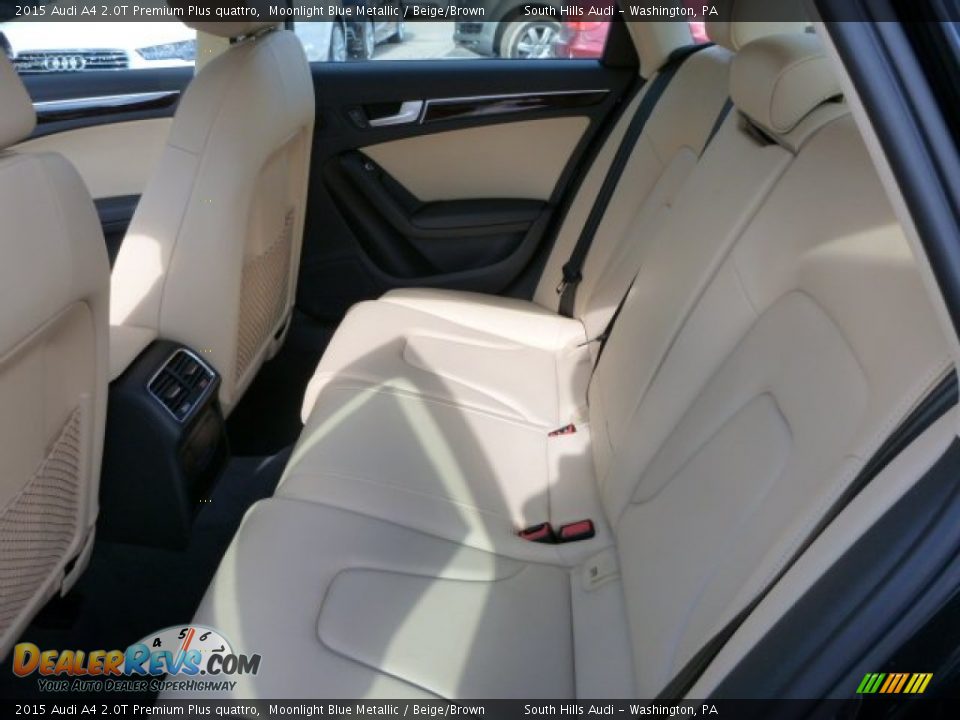 2015 Audi A4 2.0T Premium Plus quattro Moonlight Blue Metallic / Beige/Brown Photo #9