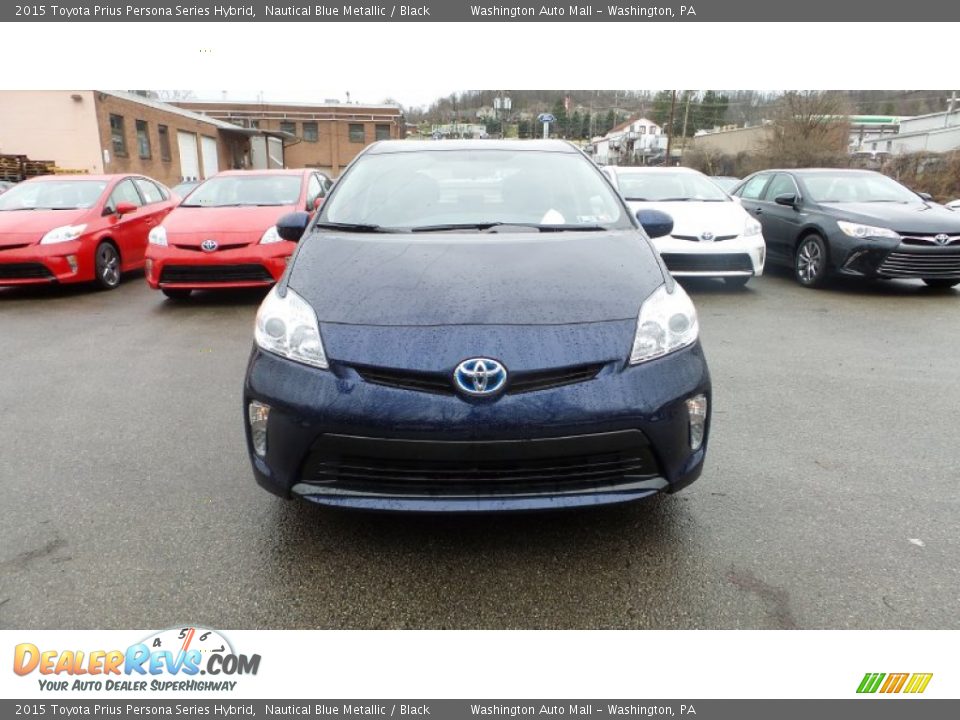 2015 Toyota Prius Persona Series Hybrid Nautical Blue Metallic / Black Photo #1