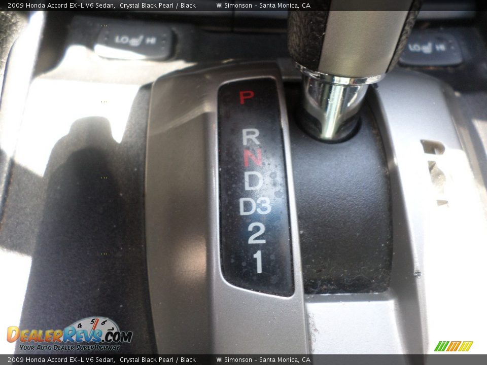 2009 Honda Accord EX-L V6 Sedan Crystal Black Pearl / Black Photo #11