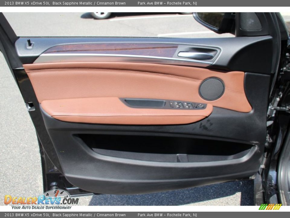 2013 BMW X5 xDrive 50i Black Sapphire Metallic / Cinnamon Brown Photo #9