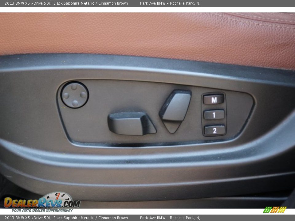 2013 BMW X5 xDrive 50i Black Sapphire Metallic / Cinnamon Brown Photo #13