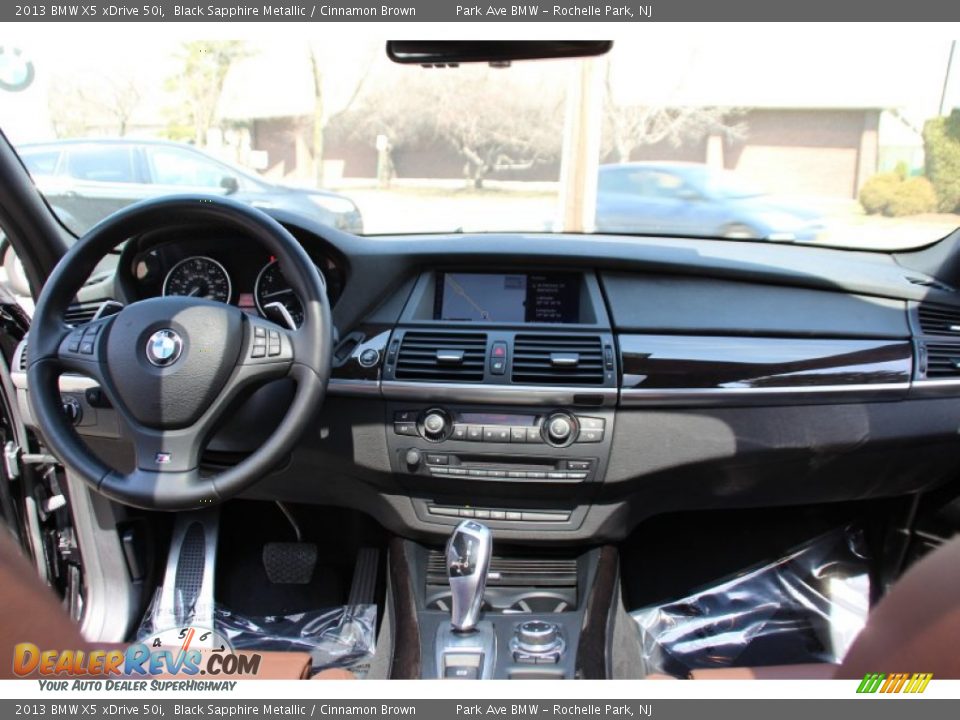 2013 BMW X5 xDrive 50i Black Sapphire Metallic / Cinnamon Brown Photo #16