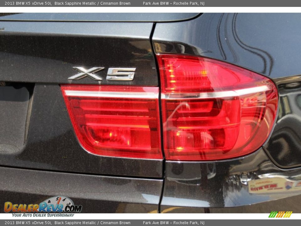 2013 BMW X5 xDrive 50i Black Sapphire Metallic / Cinnamon Brown Photo #25