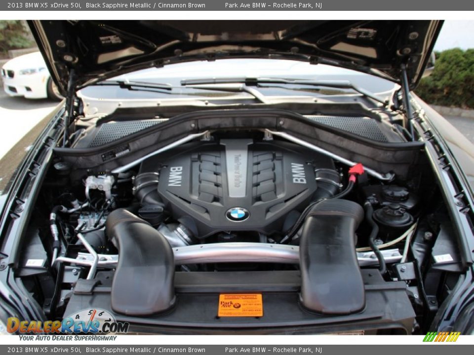 2013 BMW X5 xDrive 50i Black Sapphire Metallic / Cinnamon Brown Photo #32