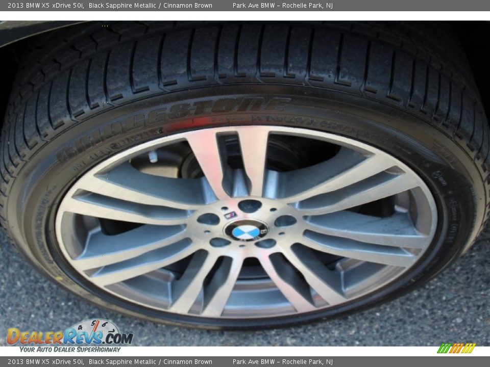 2013 BMW X5 xDrive 50i Black Sapphire Metallic / Cinnamon Brown Photo #35