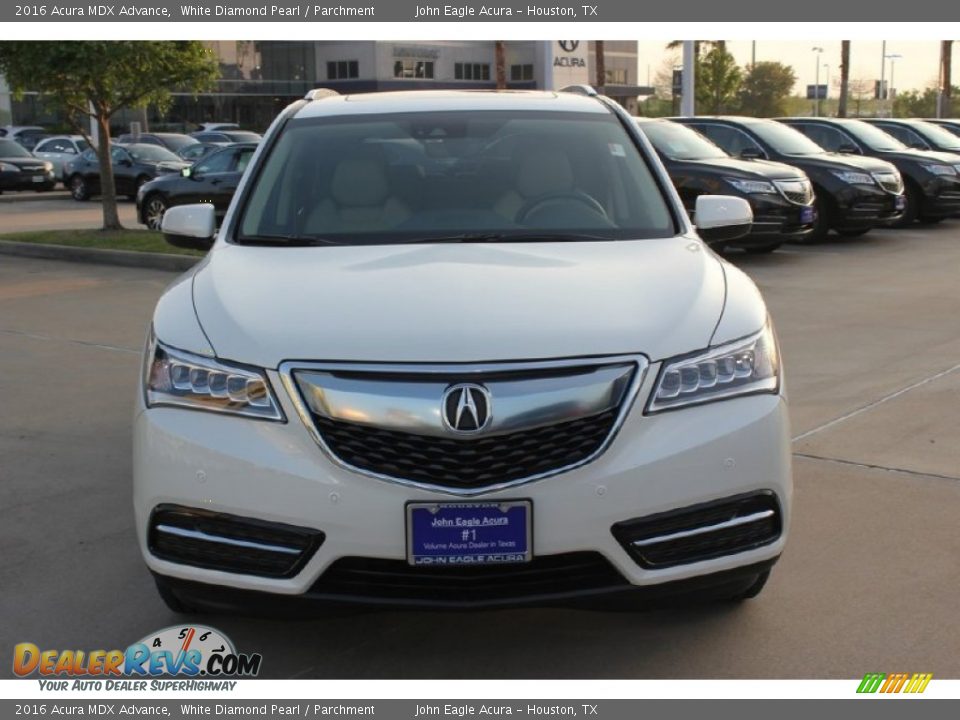 2016 Acura MDX Advance White Diamond Pearl / Parchment Photo #2