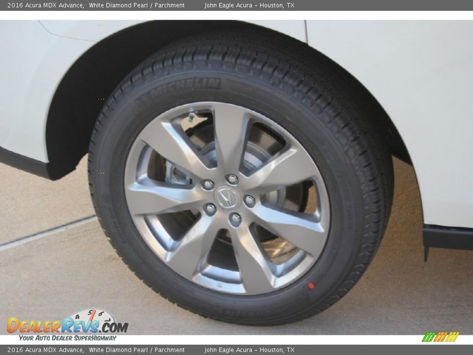 2016 Acura MDX Advance White Diamond Pearl / Parchment Photo #10