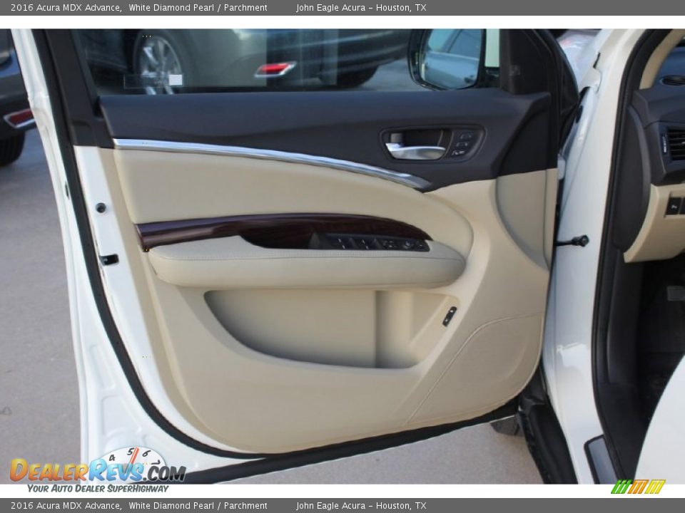 2016 Acura MDX Advance White Diamond Pearl / Parchment Photo #15