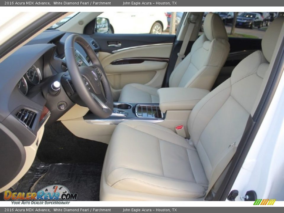 2016 Acura MDX Advance White Diamond Pearl / Parchment Photo #16