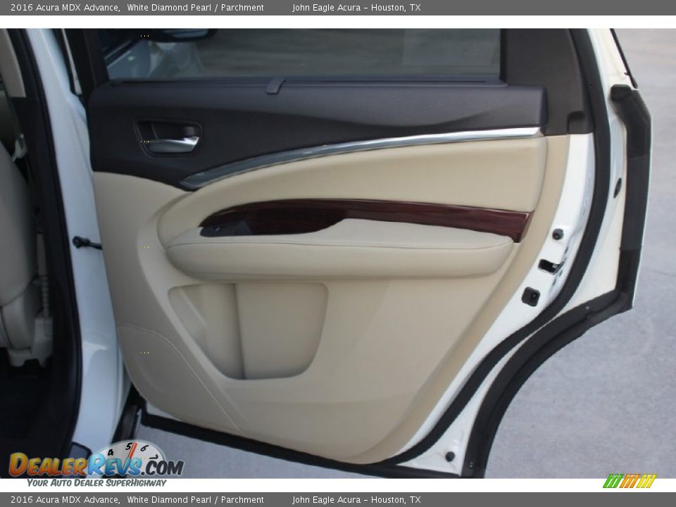2016 Acura MDX Advance White Diamond Pearl / Parchment Photo #23