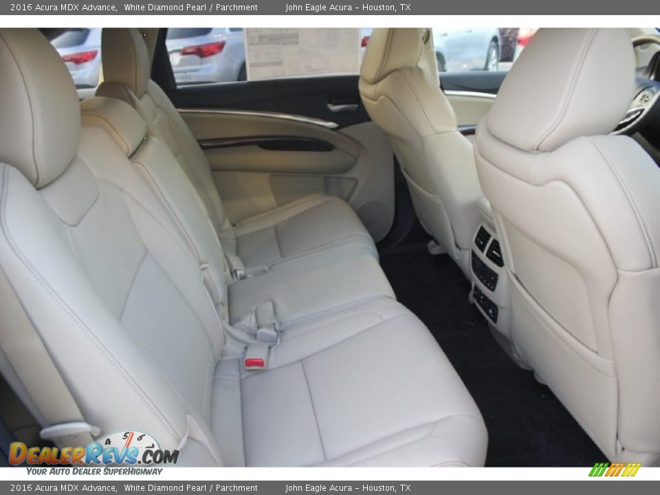 2016 Acura MDX Advance White Diamond Pearl / Parchment Photo #24