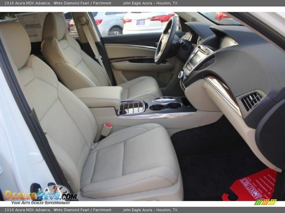 2016 Acura MDX Advance White Diamond Pearl / Parchment Photo #26