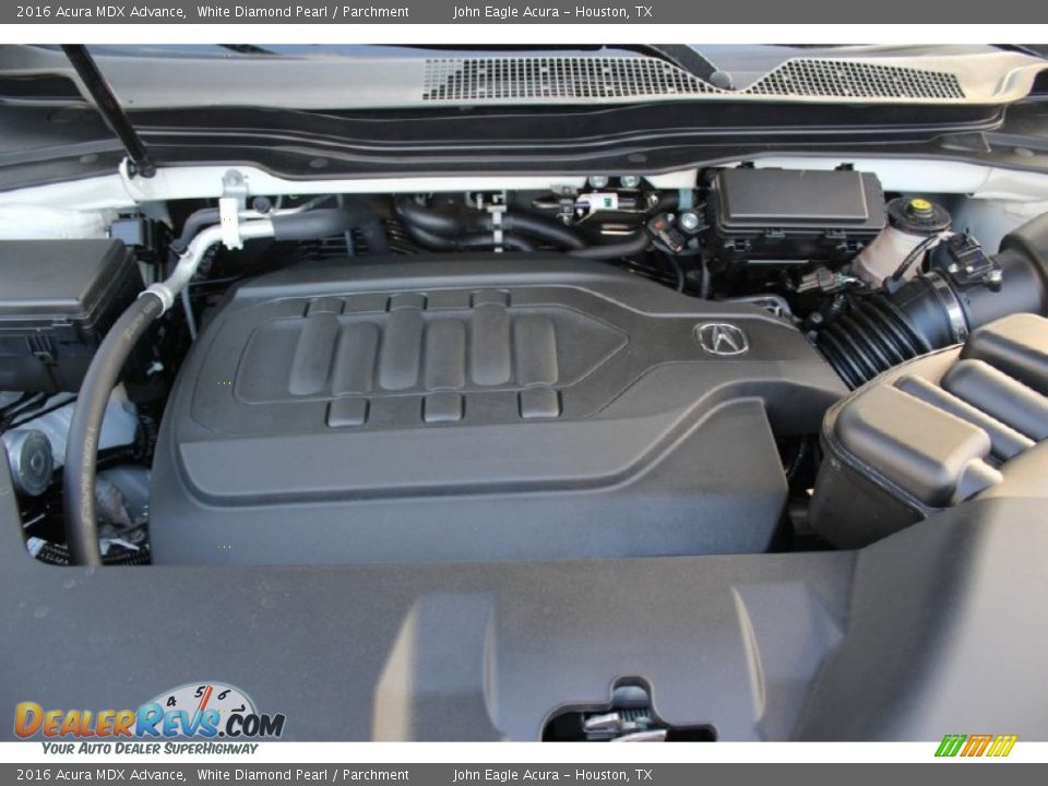 2016 Acura MDX Advance White Diamond Pearl / Parchment Photo #27