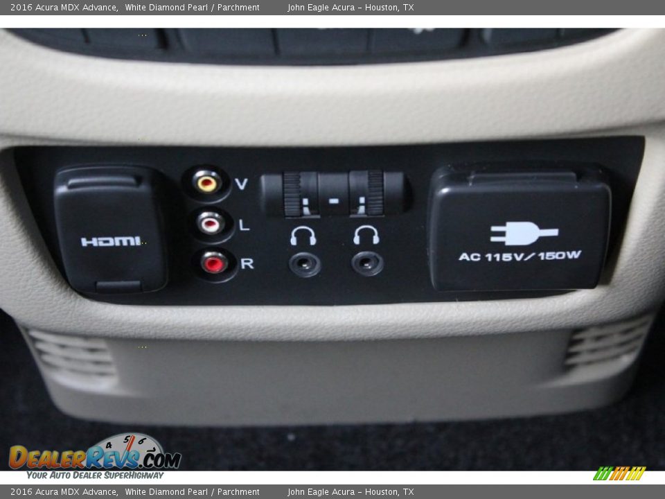 2016 Acura MDX Advance White Diamond Pearl / Parchment Photo #34