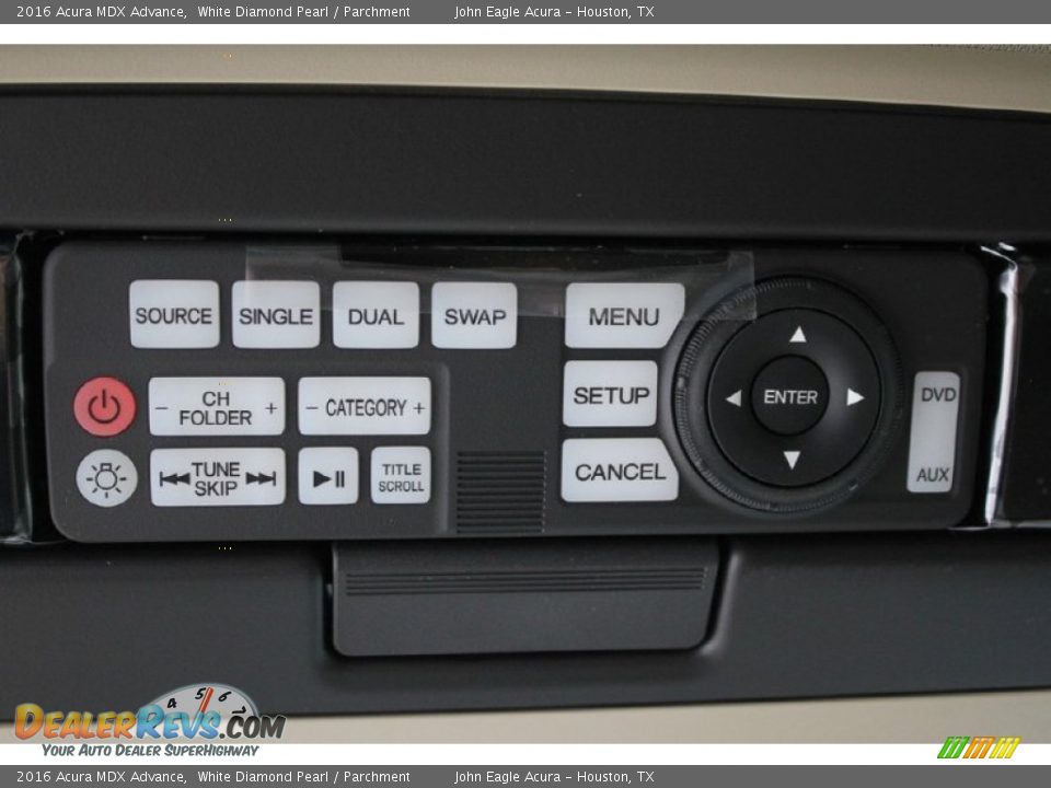 2016 Acura MDX Advance White Diamond Pearl / Parchment Photo #36