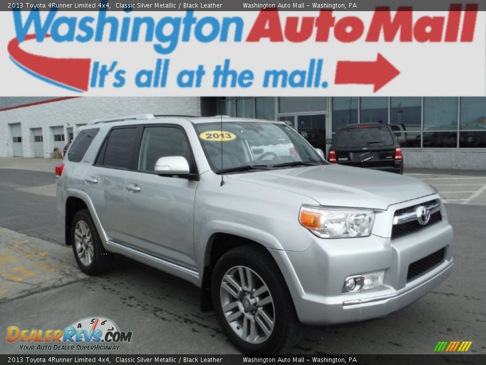2013 Toyota 4Runner Limited 4x4 Classic Silver Metallic / Black Leather Photo #1