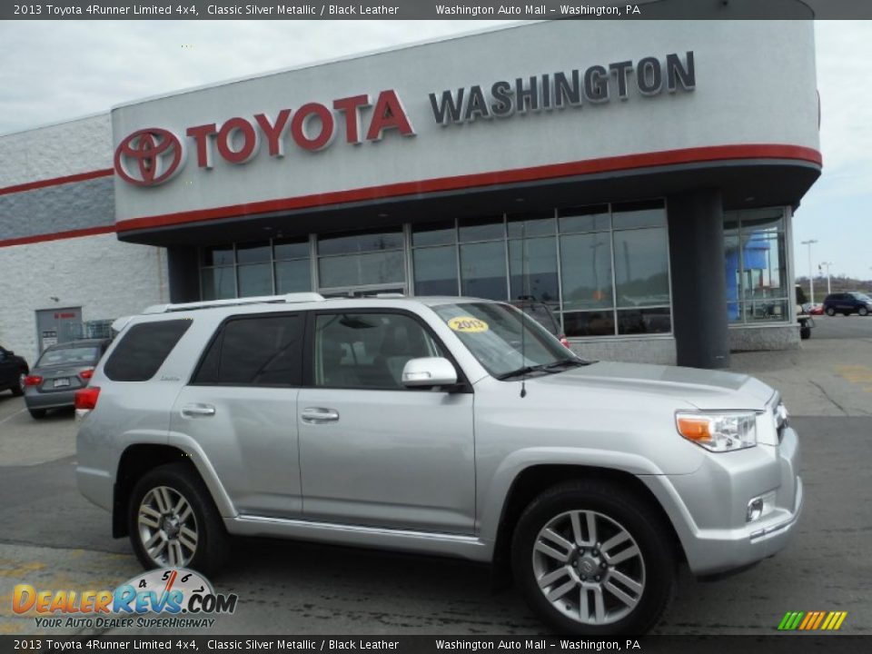 2013 Toyota 4Runner Limited 4x4 Classic Silver Metallic / Black Leather Photo #2