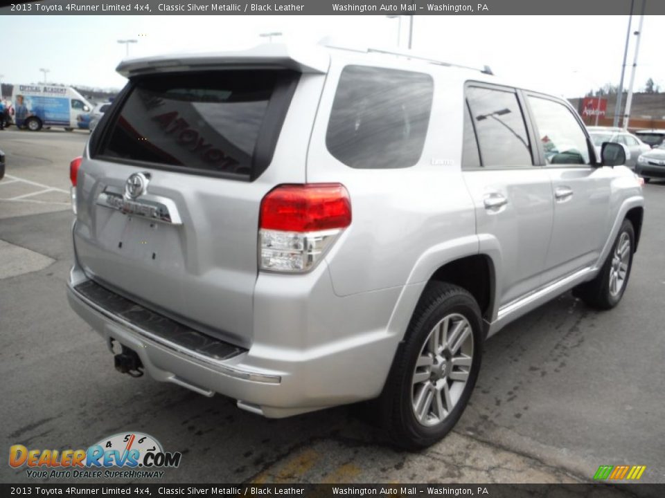 2013 Toyota 4Runner Limited 4x4 Classic Silver Metallic / Black Leather Photo #10