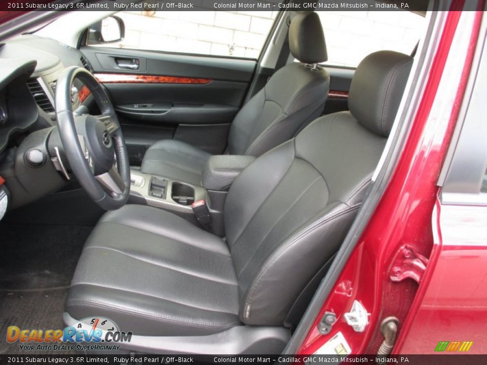 2011 Subaru Legacy 3.6R Limited Ruby Red Pearl / Off-Black Photo #6