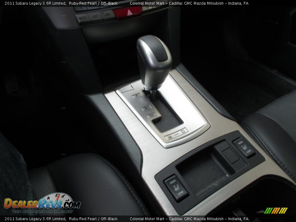 2011 Subaru Legacy 3.6R Limited Ruby Red Pearl / Off-Black Photo #9