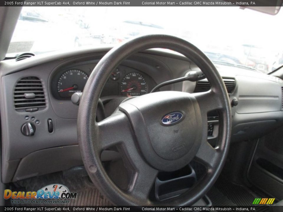 2005 Ford Ranger XLT SuperCab 4x4 Oxford White / Medium Dark Flint Photo #8