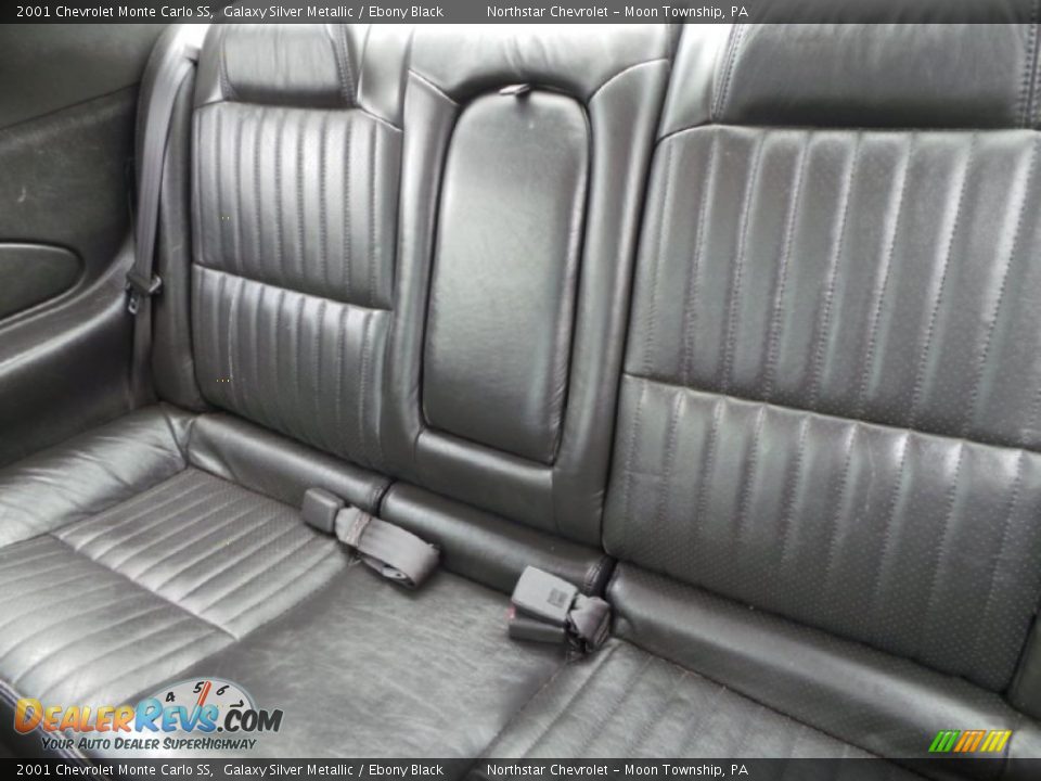 2001 Chevrolet Monte Carlo SS Galaxy Silver Metallic / Ebony Black Photo #9
