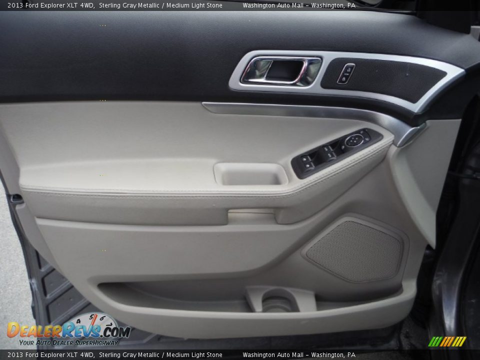 2013 Ford Explorer XLT 4WD Sterling Gray Metallic / Medium Light Stone Photo #11