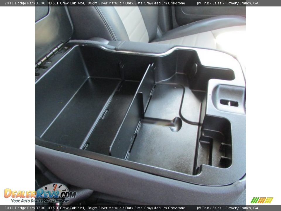 2011 Dodge Ram 3500 HD SLT Crew Cab 4x4 Bright Silver Metallic / Dark Slate Gray/Medium Graystone Photo #25