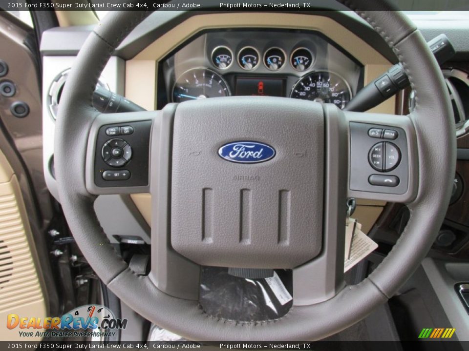 2015 Ford F350 Super Duty Lariat Crew Cab 4x4 Steering Wheel Photo #34
