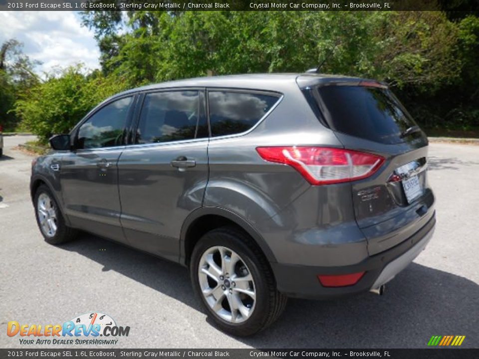 2013 Ford Escape SEL 1.6L EcoBoost Sterling Gray Metallic / Charcoal Black Photo #3