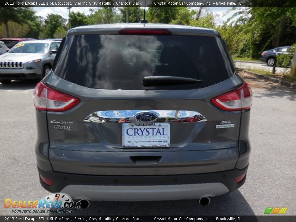 2013 Ford Escape SEL 1.6L EcoBoost Sterling Gray Metallic / Charcoal Black Photo #8