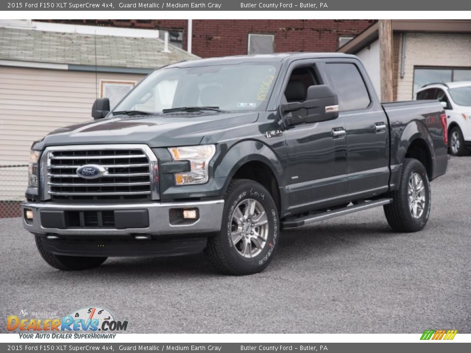 2015 Ford F150 XLT SuperCrew 4x4 Guard Metallic / Medium Earth Gray Photo #1