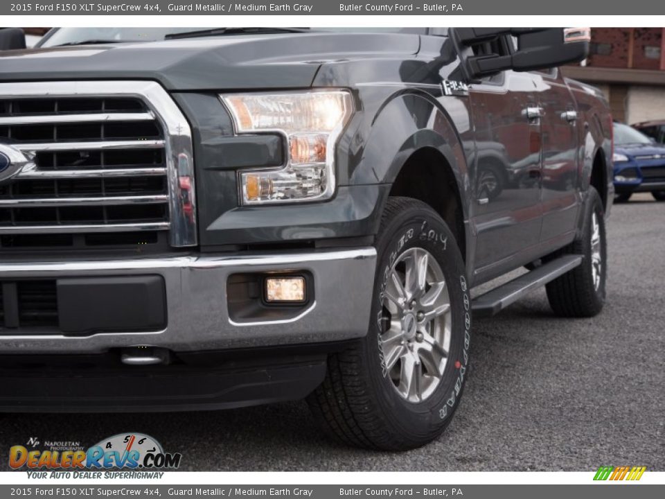 2015 Ford F150 XLT SuperCrew 4x4 Guard Metallic / Medium Earth Gray Photo #2