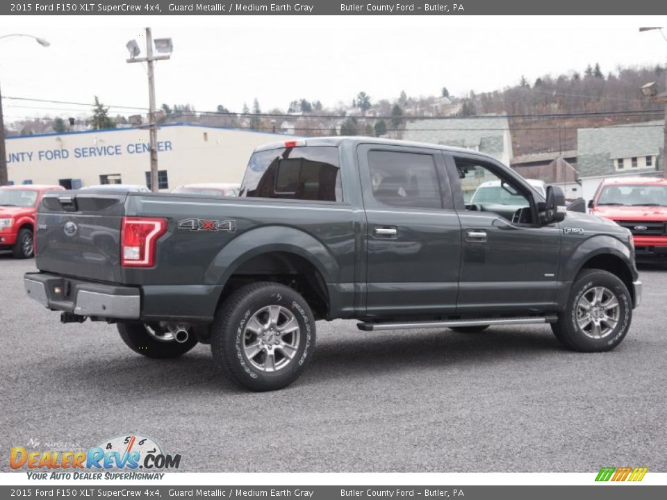 2015 Ford F150 XLT SuperCrew 4x4 Guard Metallic / Medium Earth Gray Photo #3