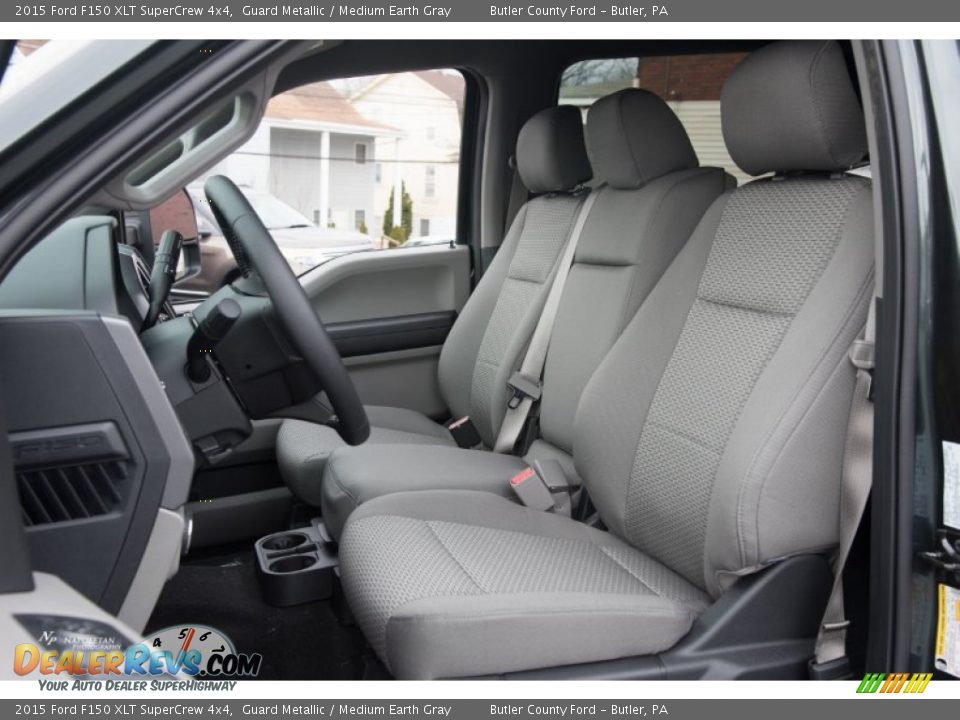 2015 Ford F150 XLT SuperCrew 4x4 Guard Metallic / Medium Earth Gray Photo #7