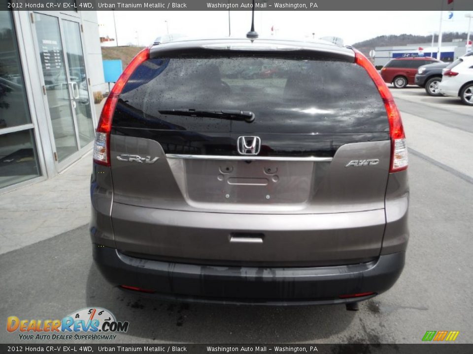 2012 Honda CR-V EX-L 4WD Urban Titanium Metallic / Black Photo #7