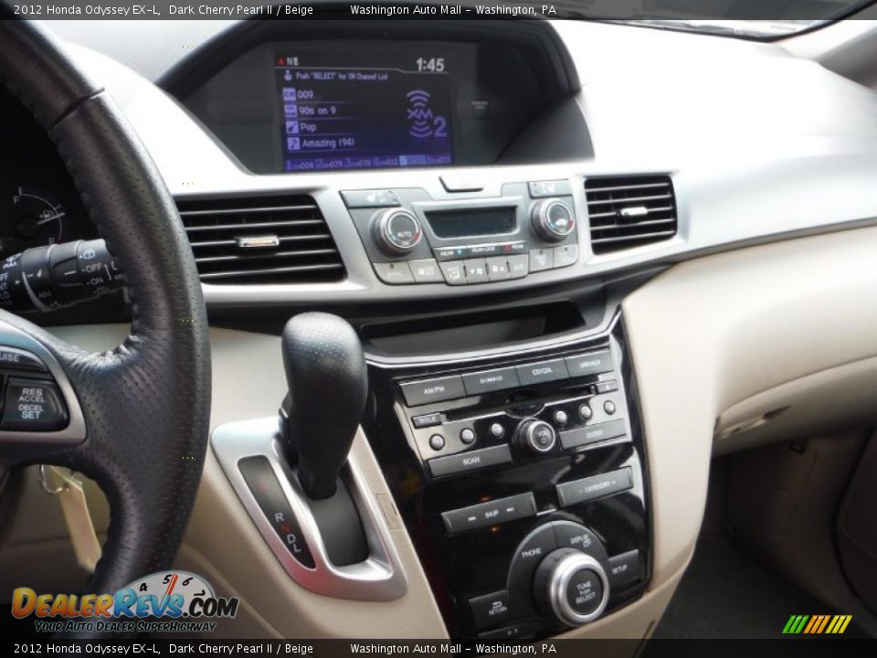 2012 Honda Odyssey EX-L Dark Cherry Pearl II / Beige Photo #11