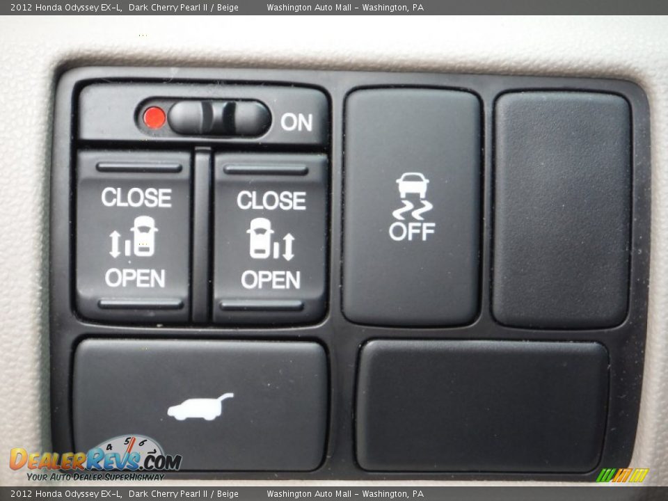 2012 Honda Odyssey EX-L Dark Cherry Pearl II / Beige Photo #13