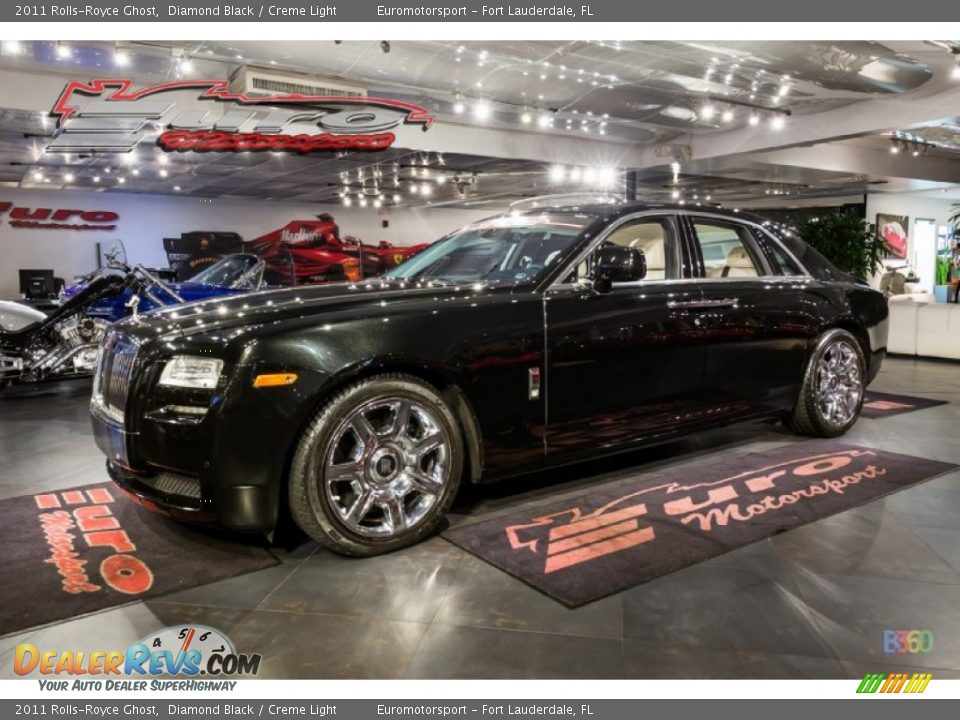 2011 Rolls-Royce Ghost Diamond Black / Creme Light Photo #1