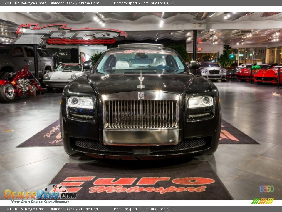2011 Rolls-Royce Ghost Diamond Black / Creme Light Photo #3