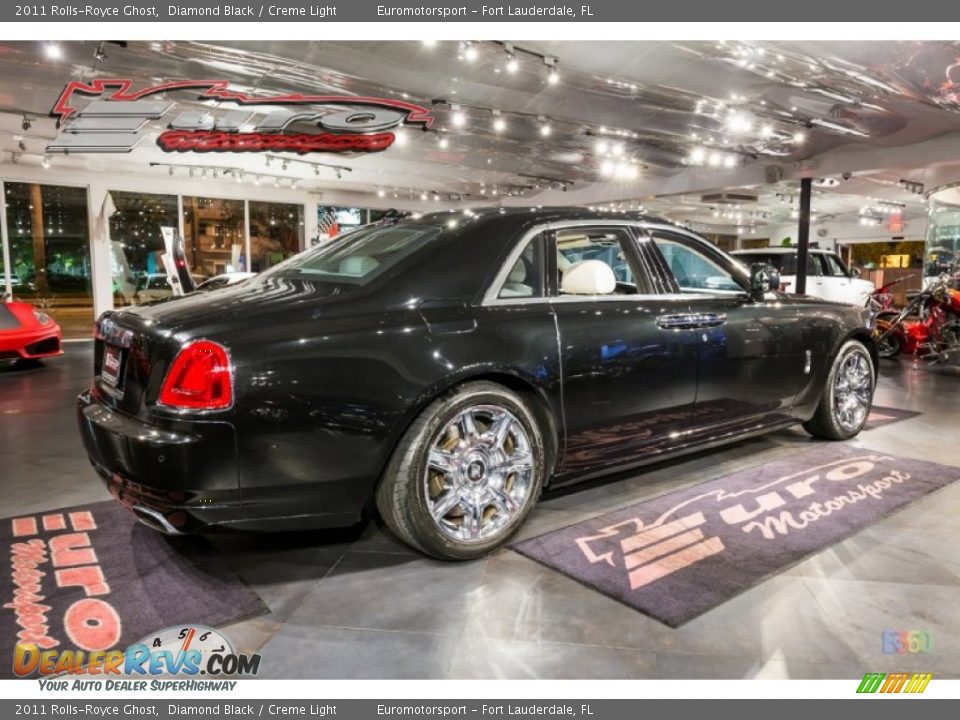 2011 Rolls-Royce Ghost Diamond Black / Creme Light Photo #7